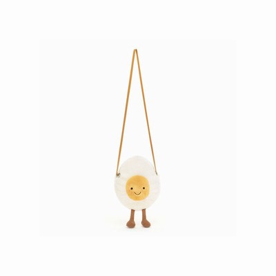 Jellycat Happy Boiled Egg Bag UK | 87240APOM